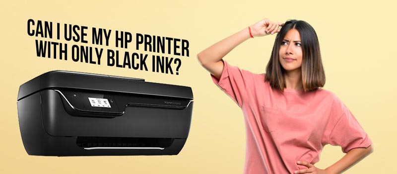HP printer won’t print black